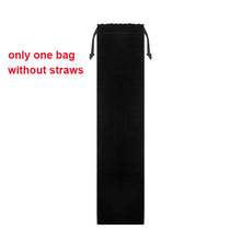 Load image into Gallery viewer, 4/8Pcs Reusable High Quality Stainless Steel Metal Drinking Straw with Cleaner Brush Wholesale